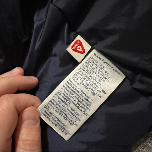 Tommy Hilfiger Men's Gray TH Storm Water Resistant Field Down Jacket Size L - Picture 11 of 14